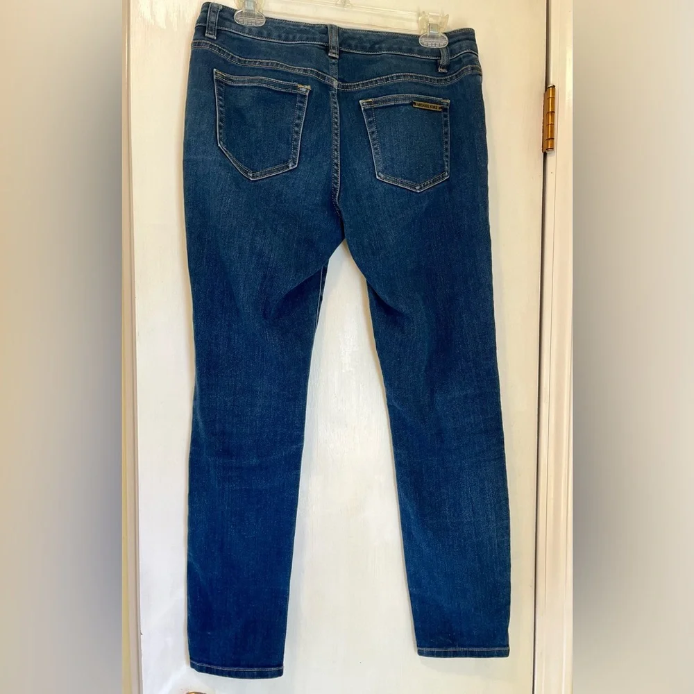 Michael Kors Skinny 5 pocket denim blue Jeans Size 4 cropped ankle length